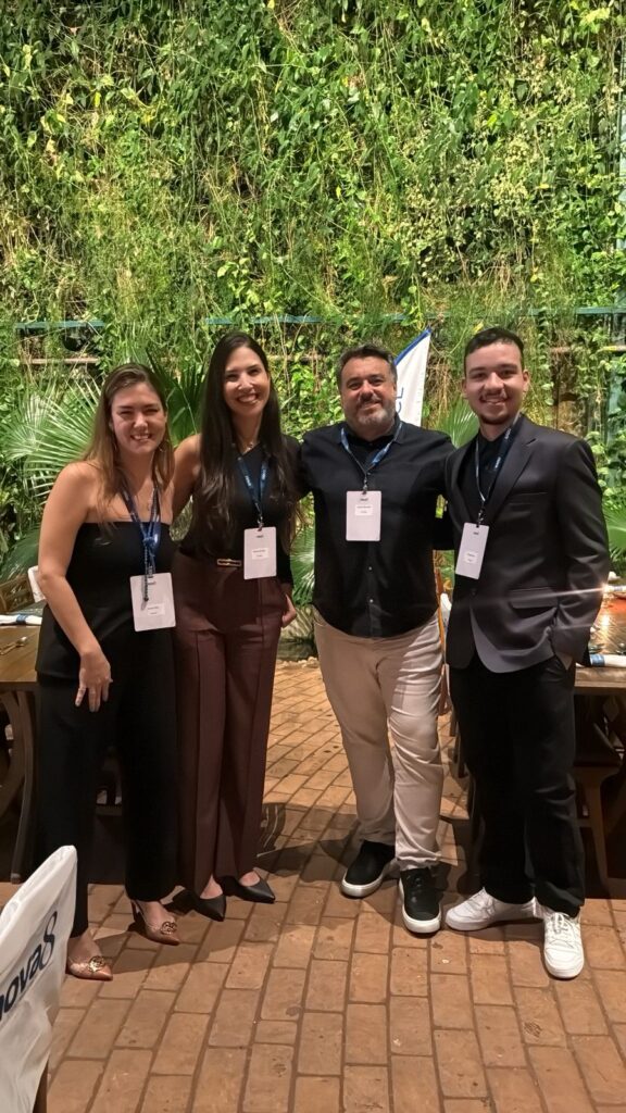 Luana Mita, Natalie Simões, Mauro Brunetti e Thiago Silva