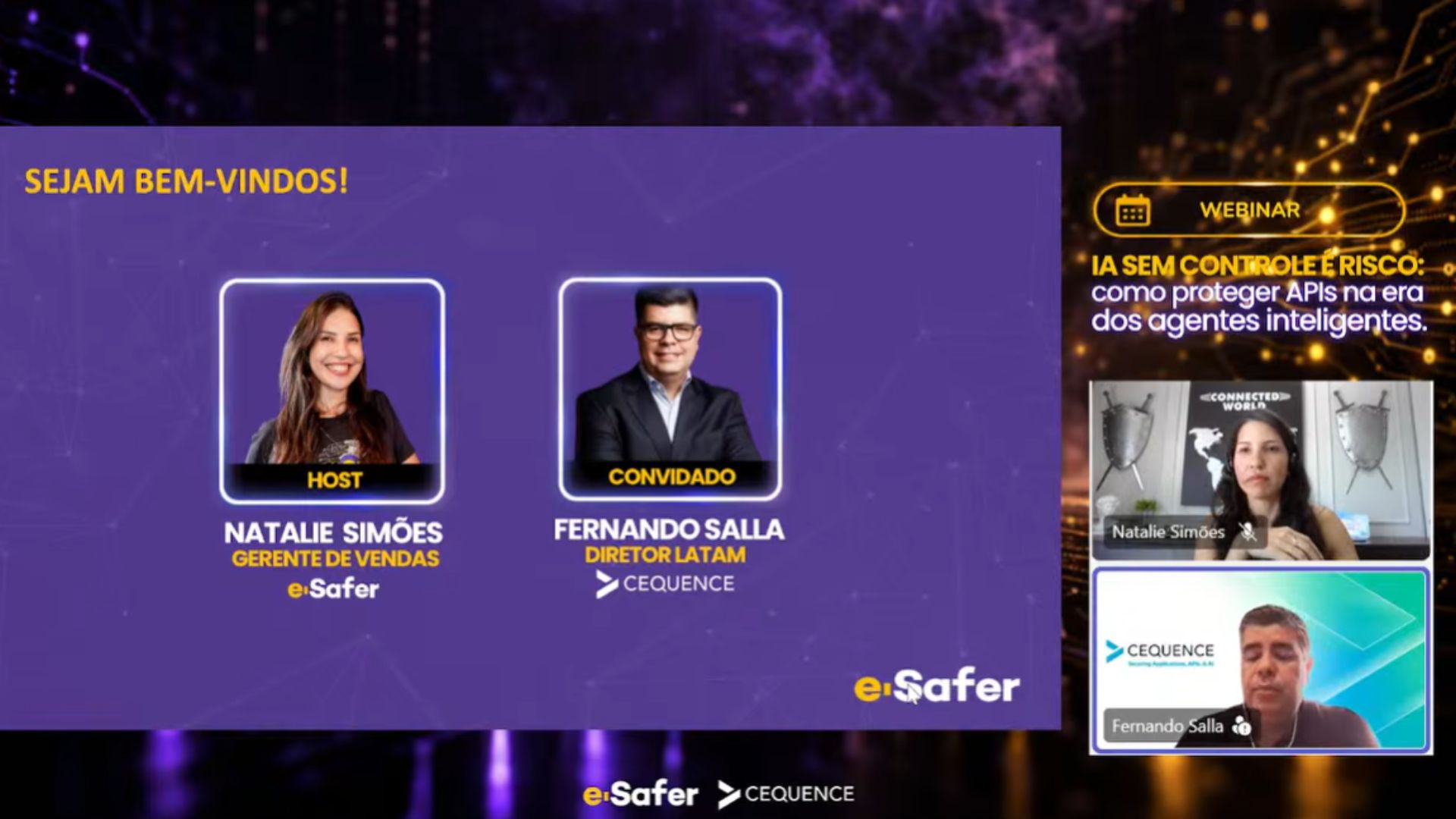 Webinar e-Safer e Cequence