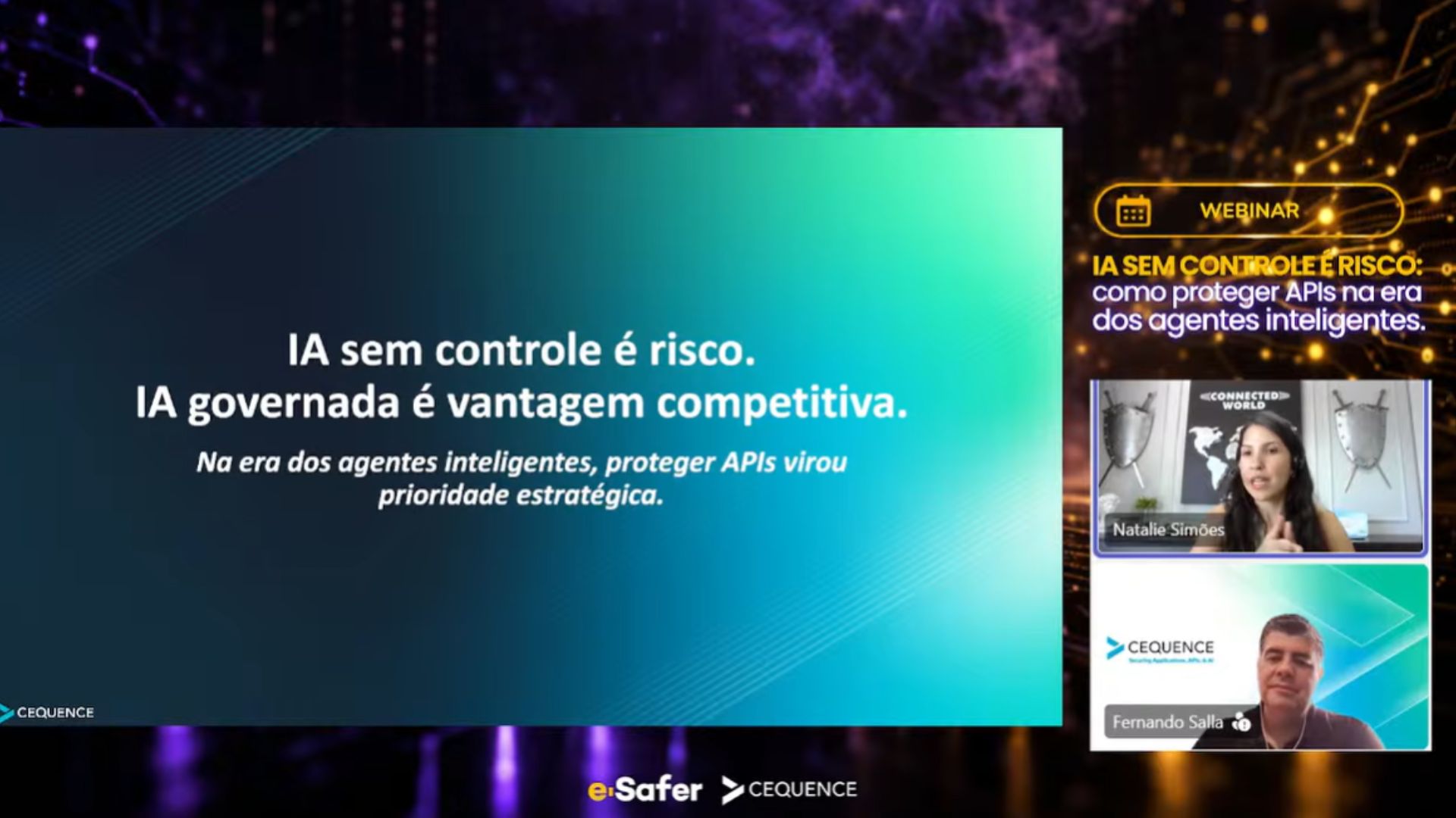 Webinar e-Safer e Cequence