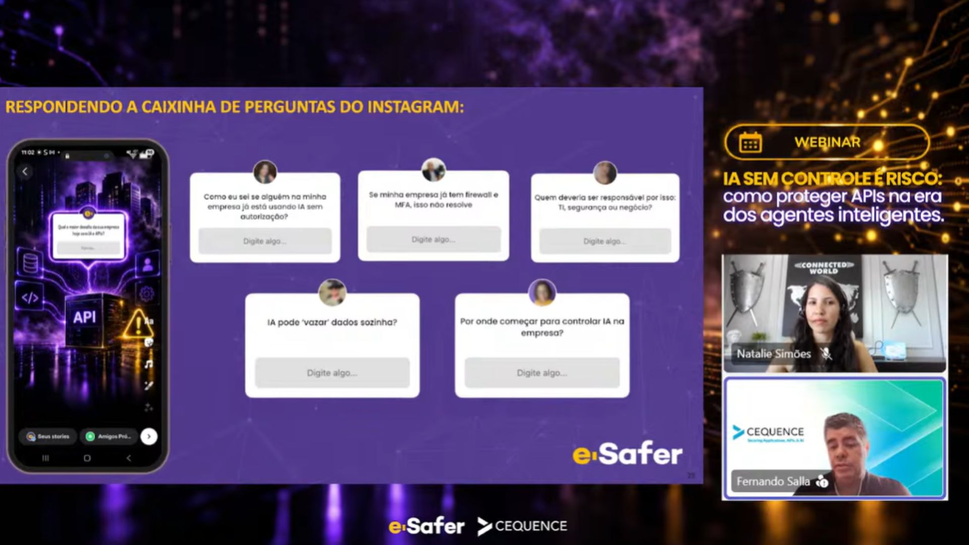 Webinar e-Safer e Cequence