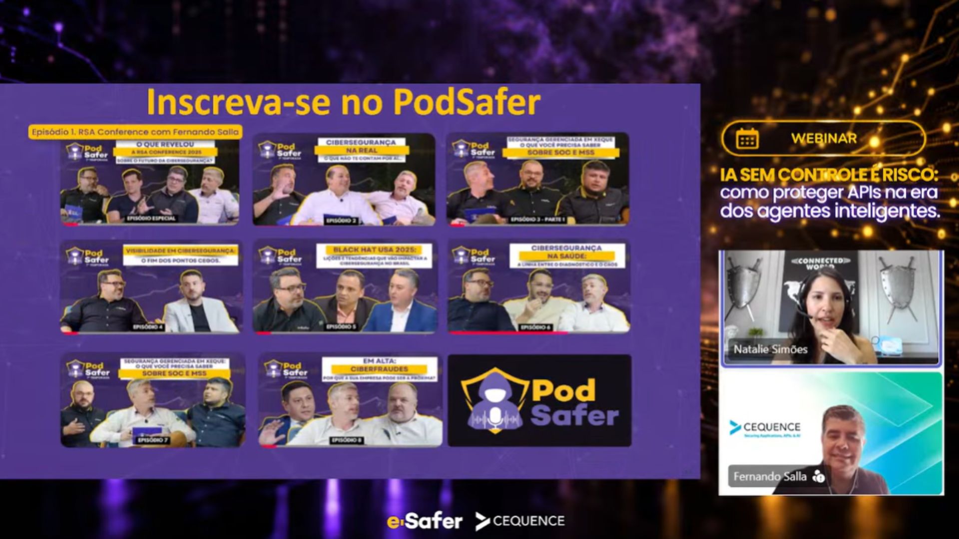 Webinar e-Safer e Cequence